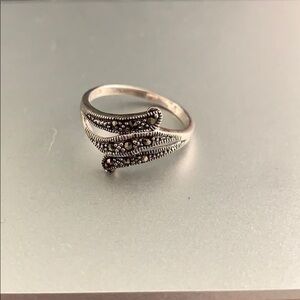 sterling silver modern ring